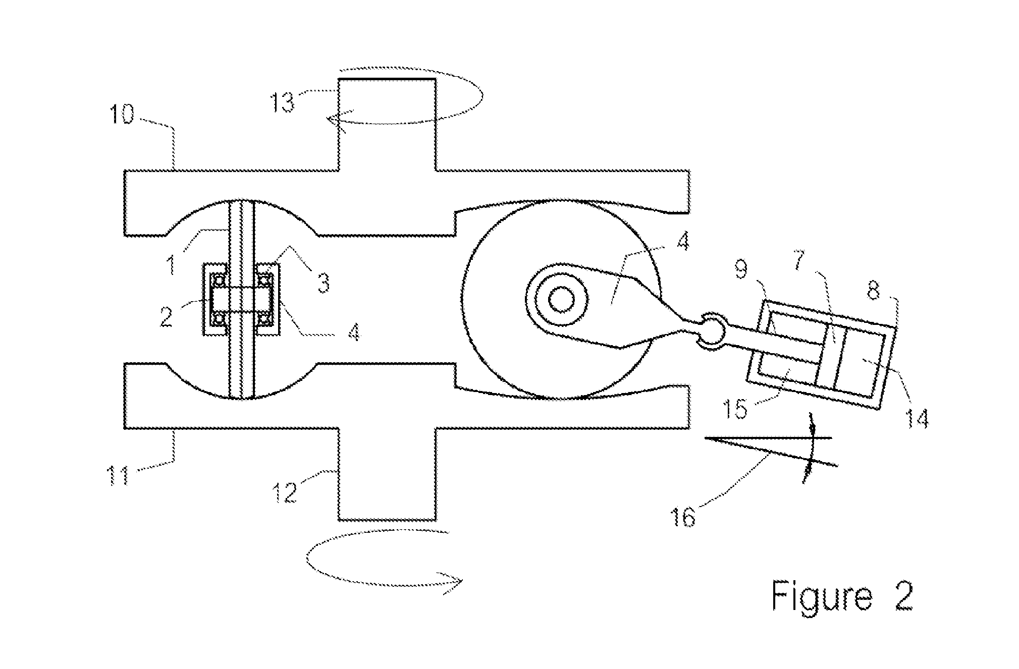 Toroidal variable speed traction drive