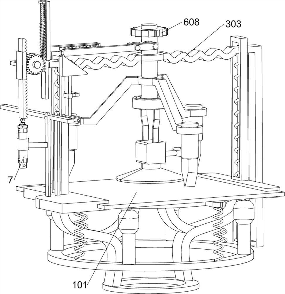 Device for cutting round glass