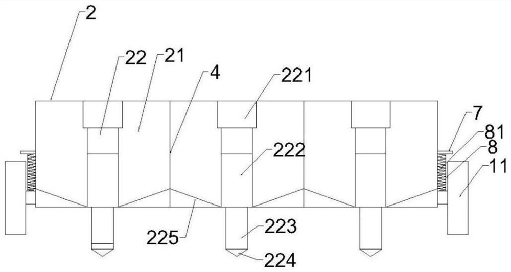 Pesticide spraying and sowing agricultural machine