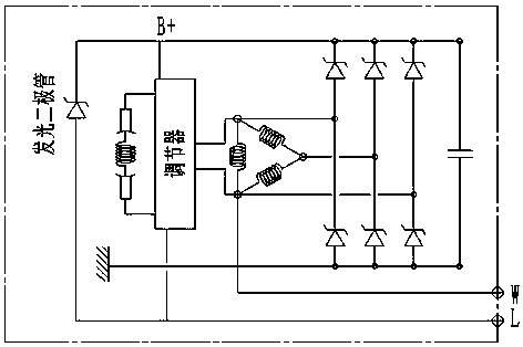 Automotive alternator based on self-diagnosis function