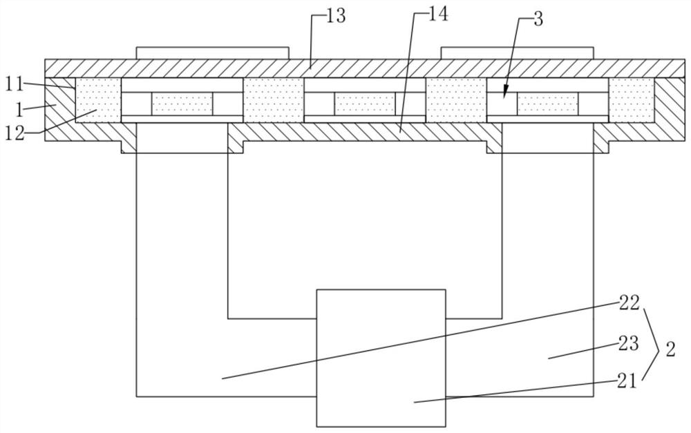 A kind of embedded micro-pump driven heat dissipation structure and heat dissipation method