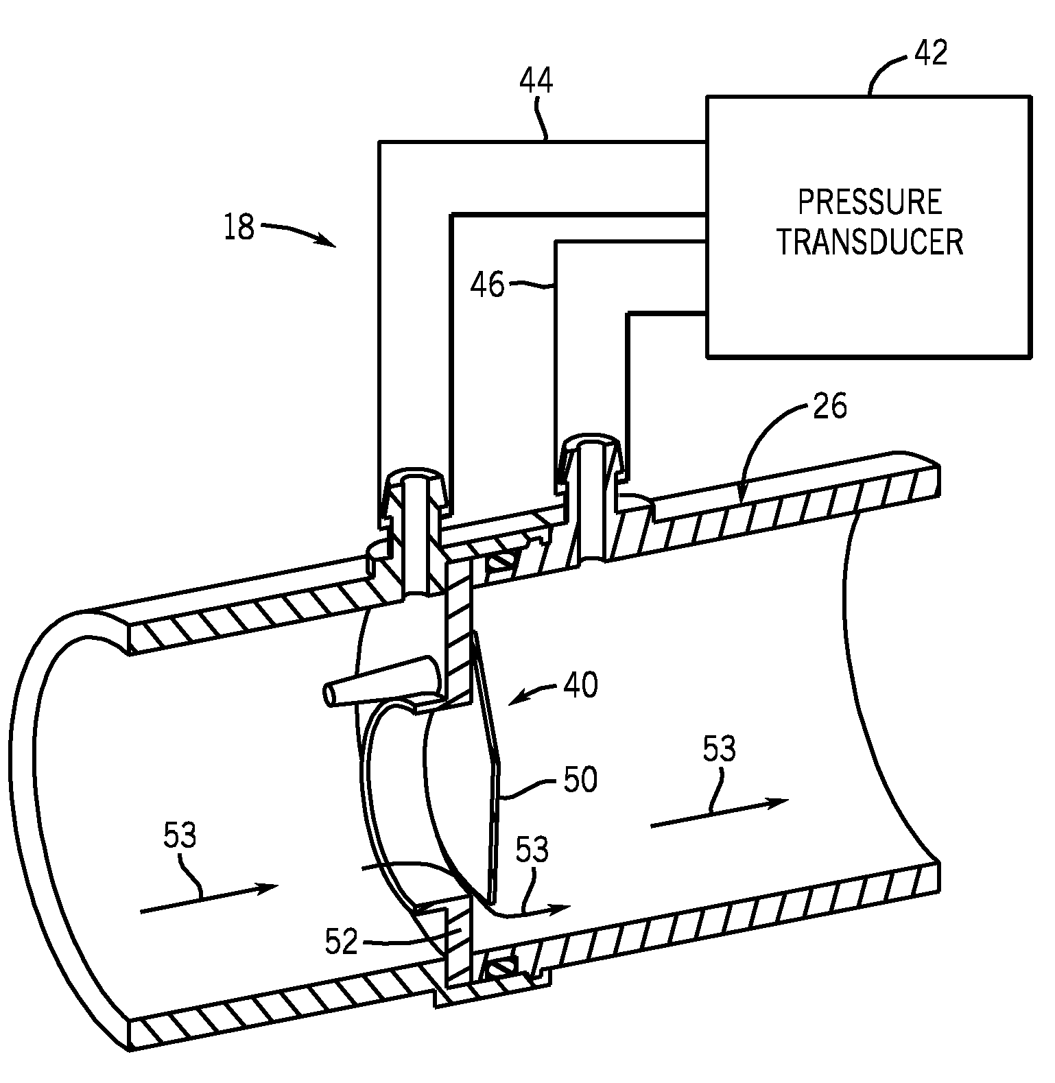 System and method for a flow sensor