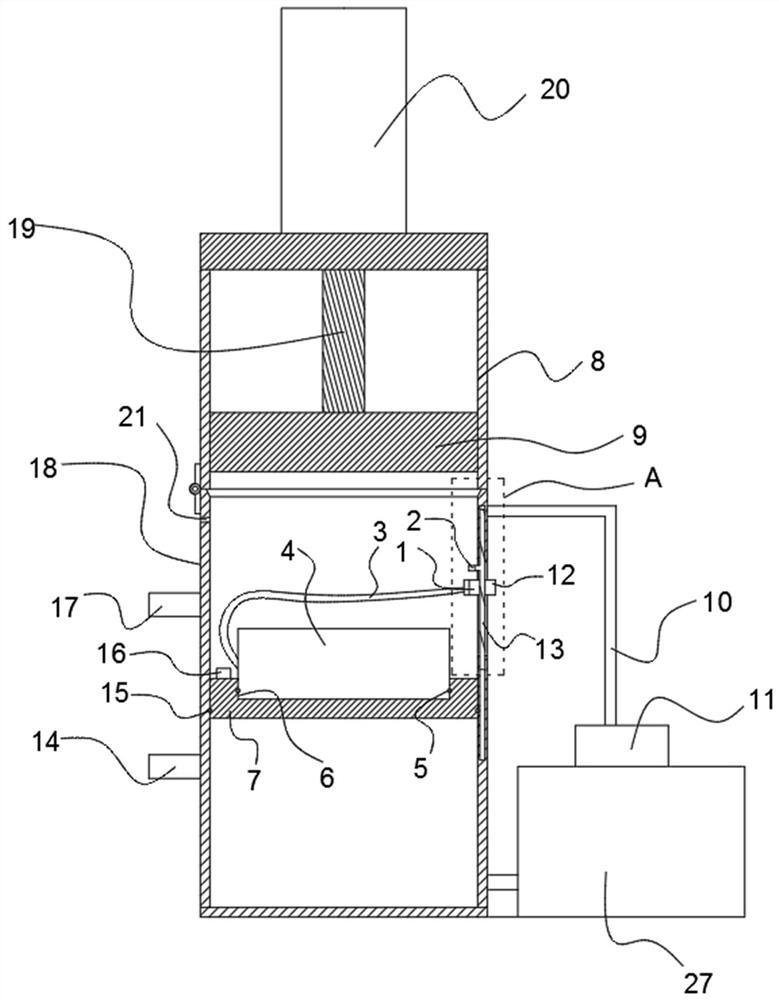 Dynamic calibration device of soil pressure gauge