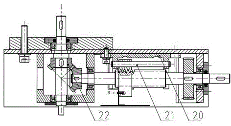 A stepless adjustable stroke isolation switch electric device transmission mechanism