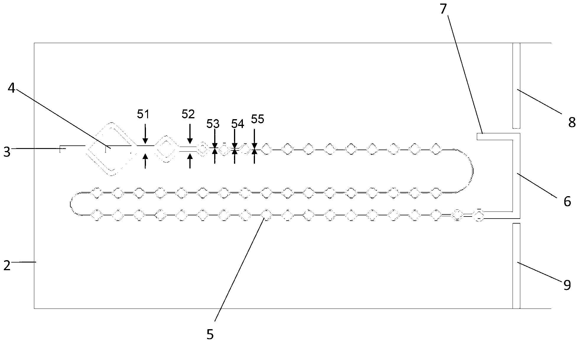 Micro-mixing detecting chip