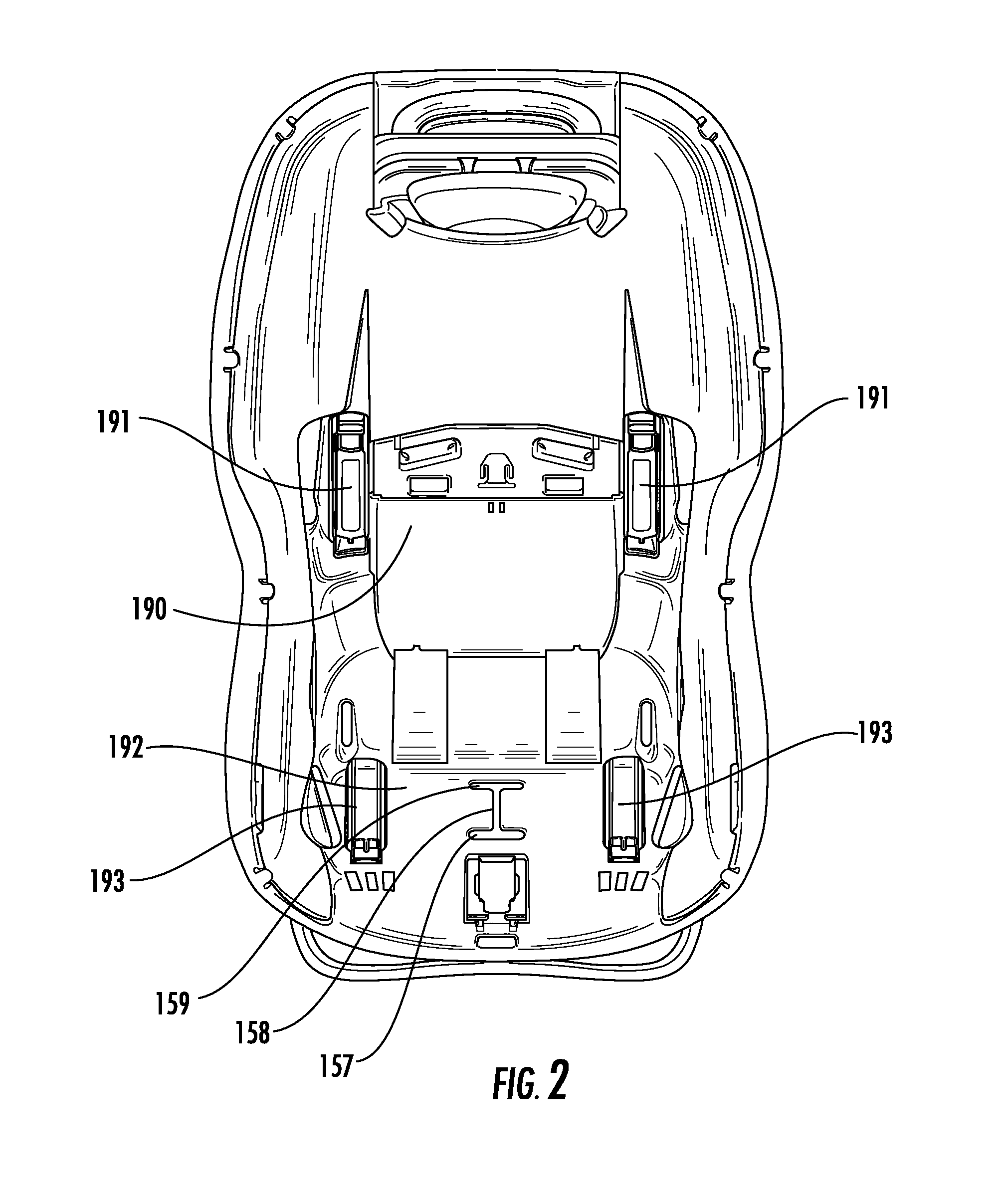 Child safety seat with energy absorbing apparatus