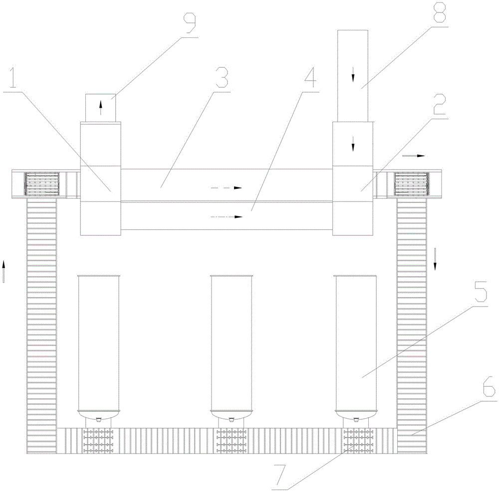 Full-automatic filled can beverage sterilization assembly line