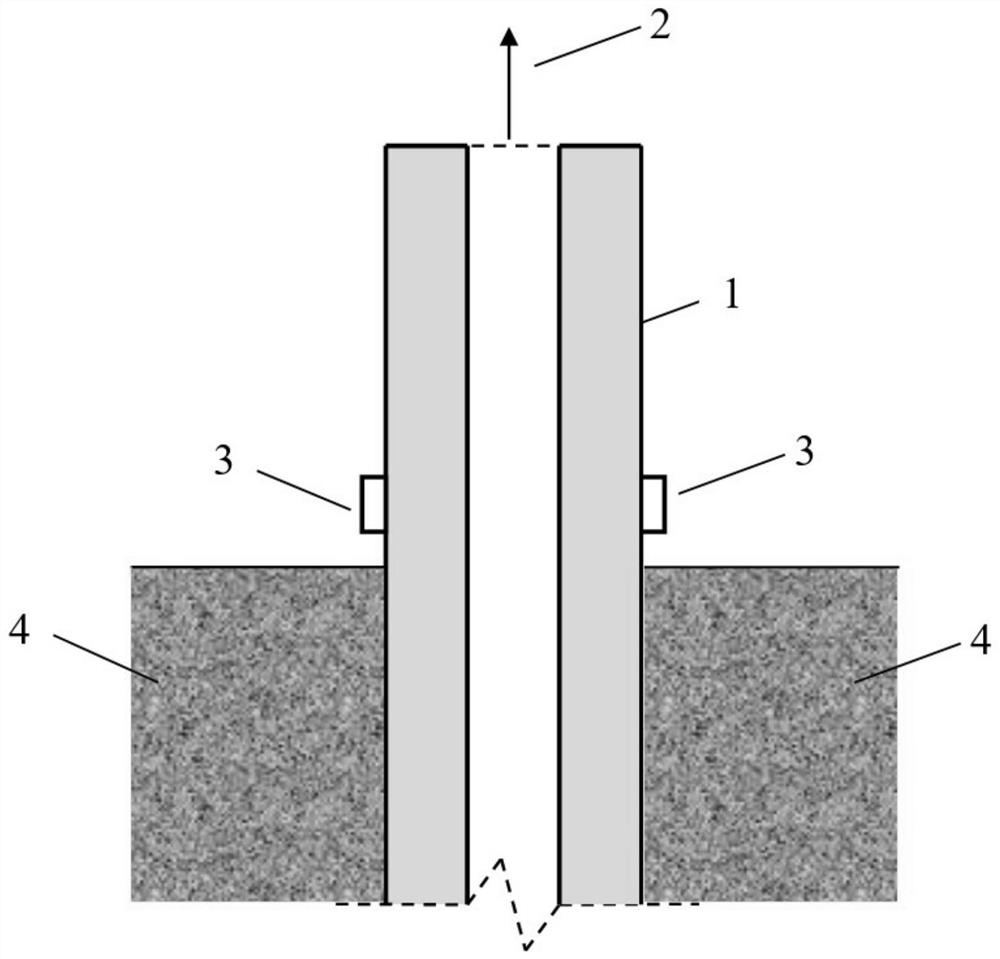 Dynamic test analysis method for uplift bearing capacity of foundation pile