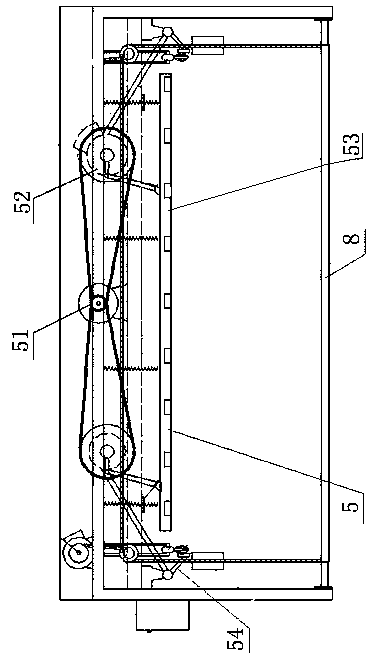 Automatic unwrinkling and edge sealing veneer material receiving device