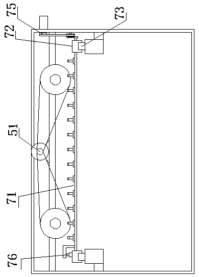 Automatic unwrinkling and edge sealing veneer material receiving device