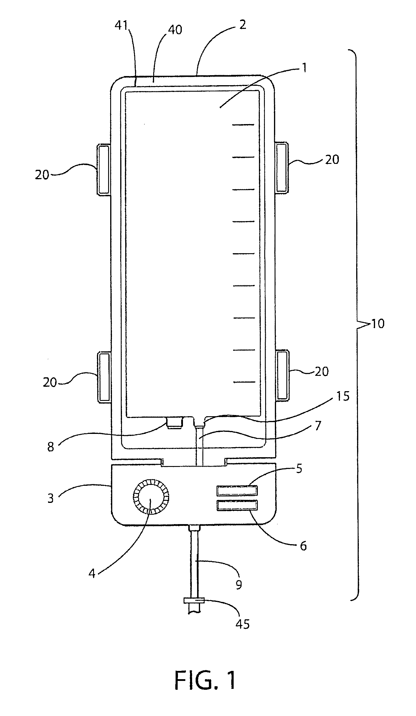 Rugged IV infusion device