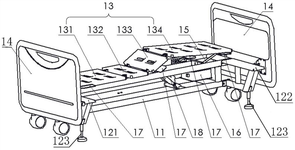 A bed-chair integrated robot and its combination and separation method