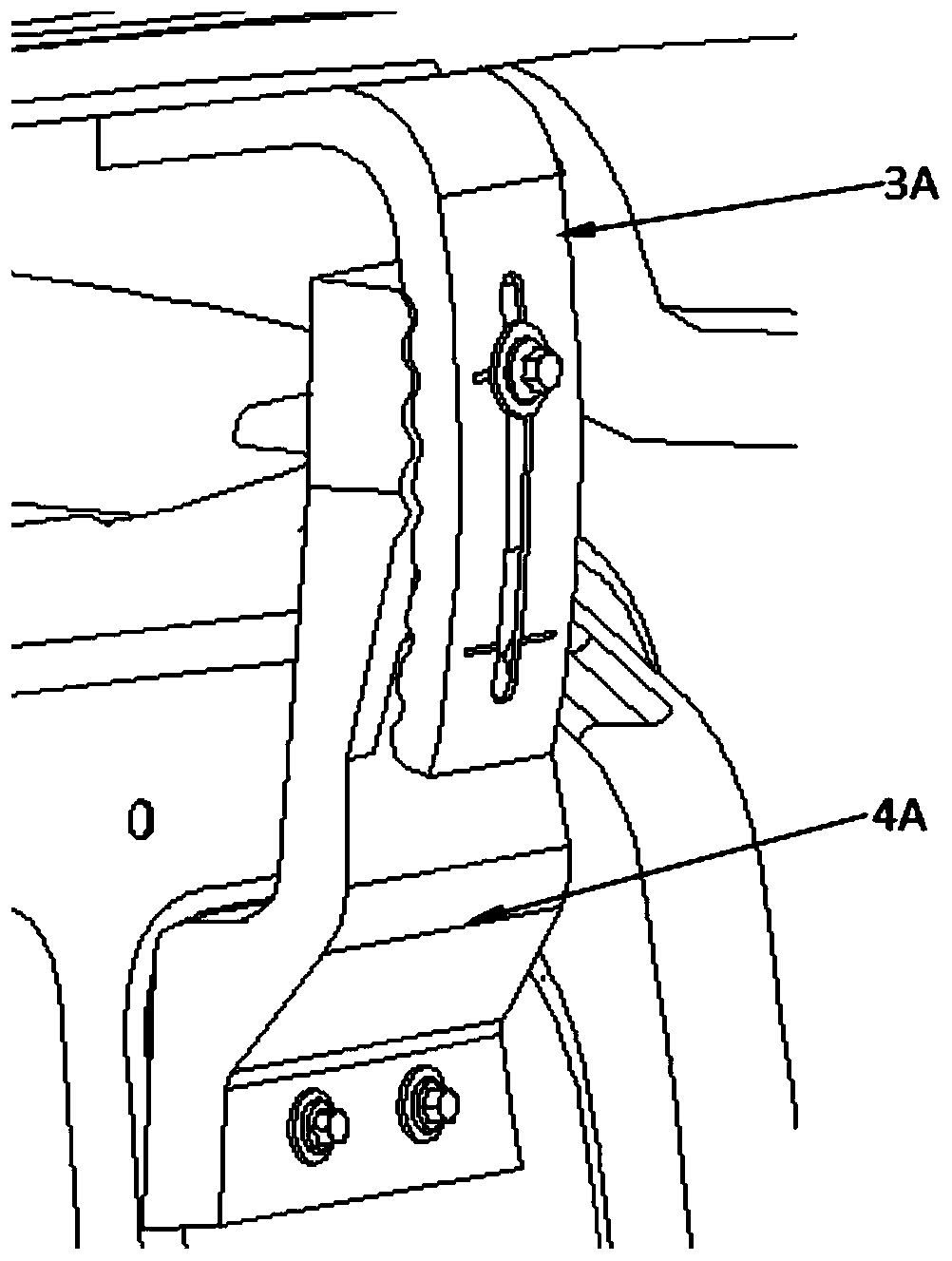 Cab roof deflector device