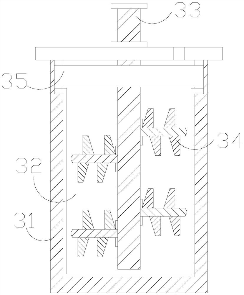 Mixing machine for jade fiber blending