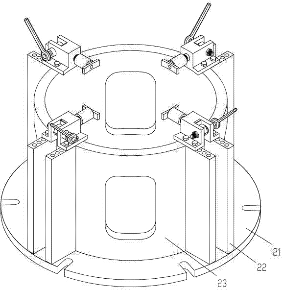 Shaft gear quick positioning and clamping device and method