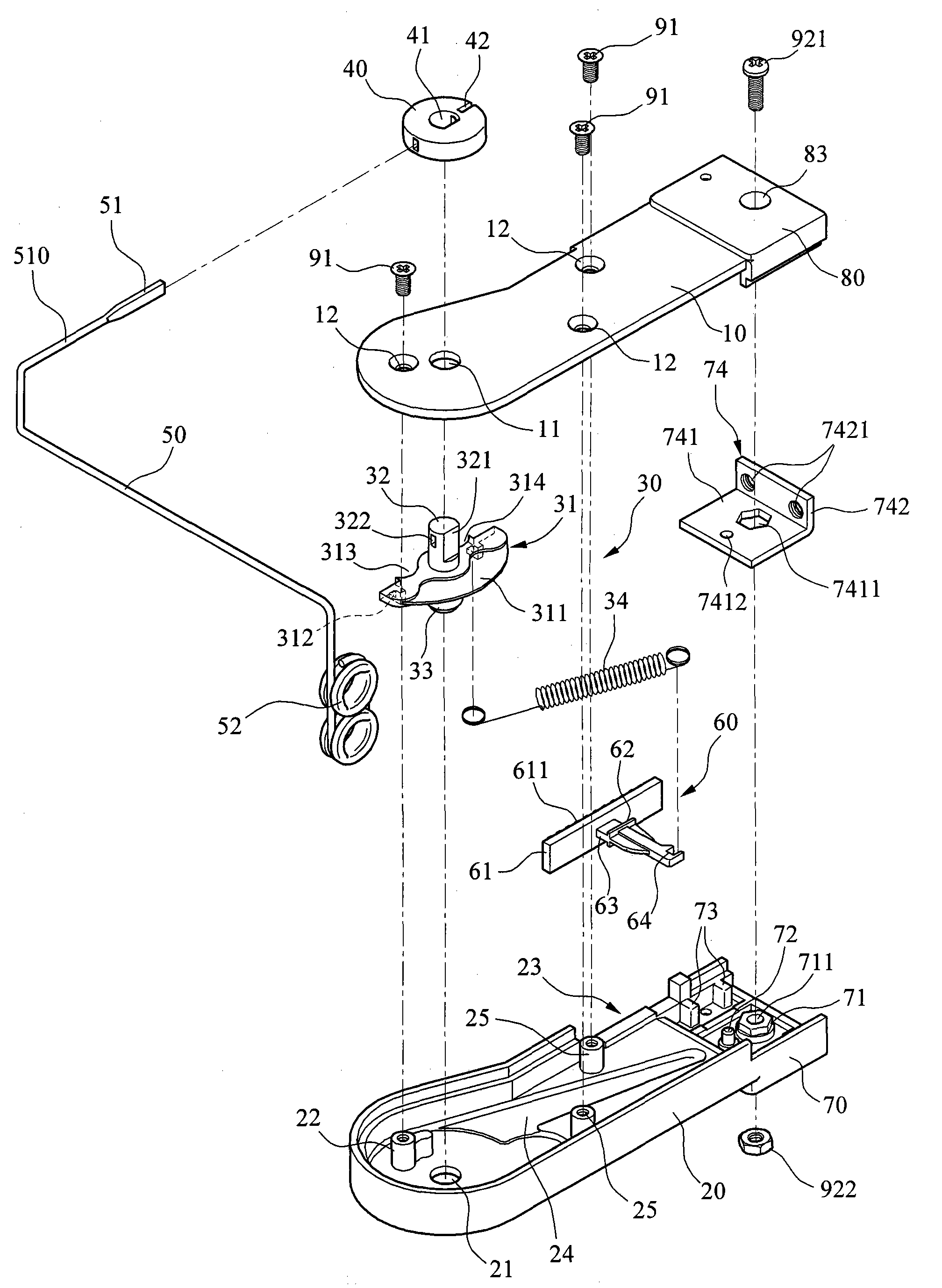 Improved single-arm yarn carrier