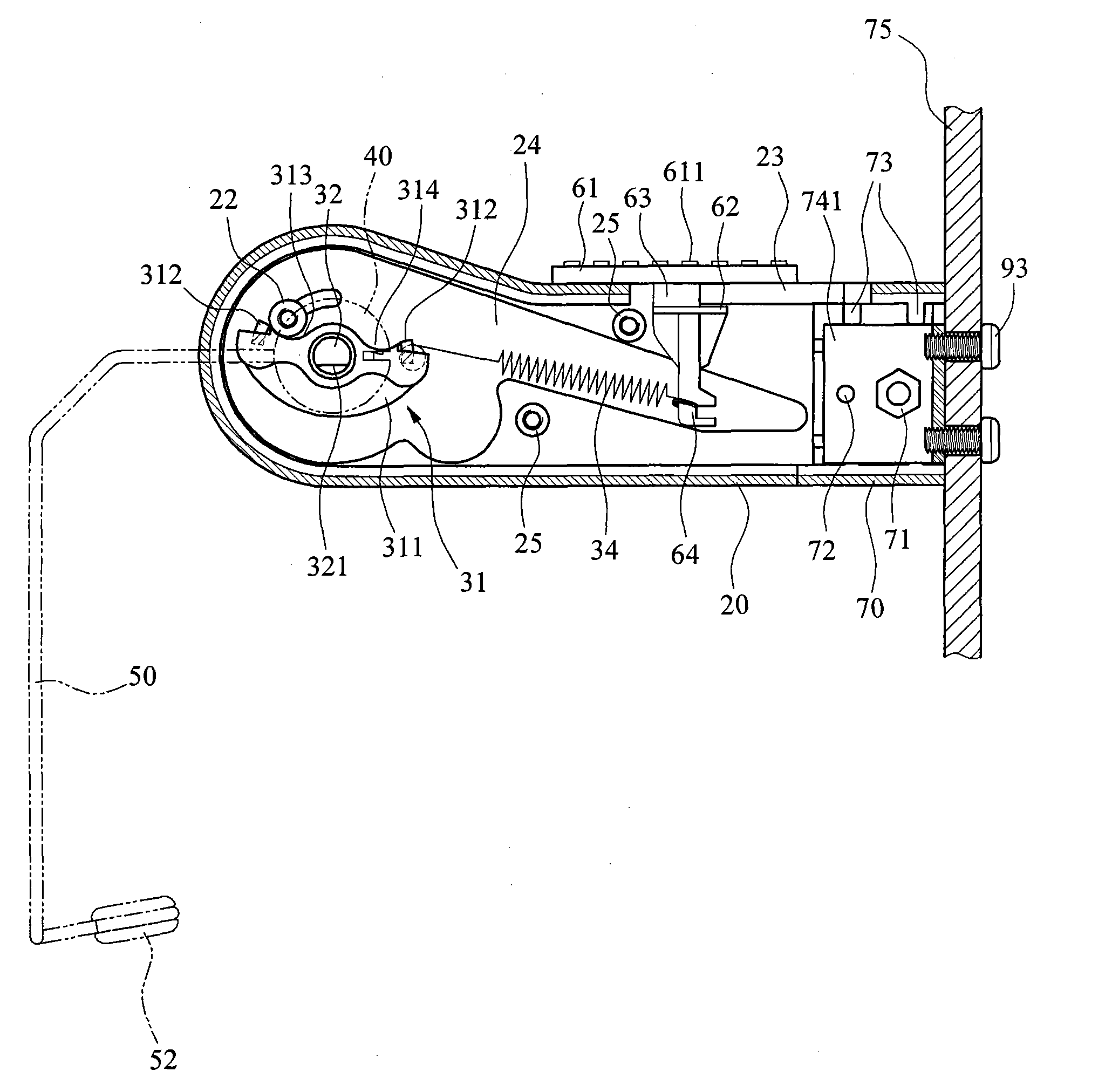 Improved single-arm yarn carrier