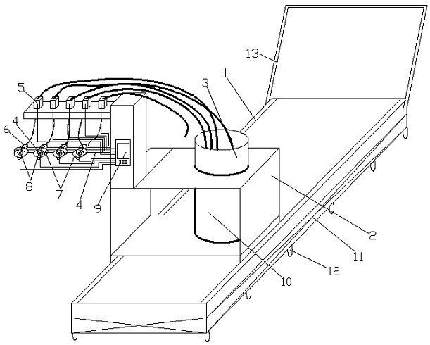 Automatic wax filling device for candle cup