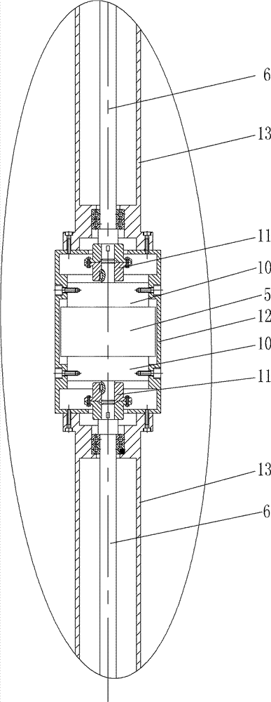 Vertical axis wind turbine and turning radius adjusting mechanism of paddles of vertical axis wind turbine