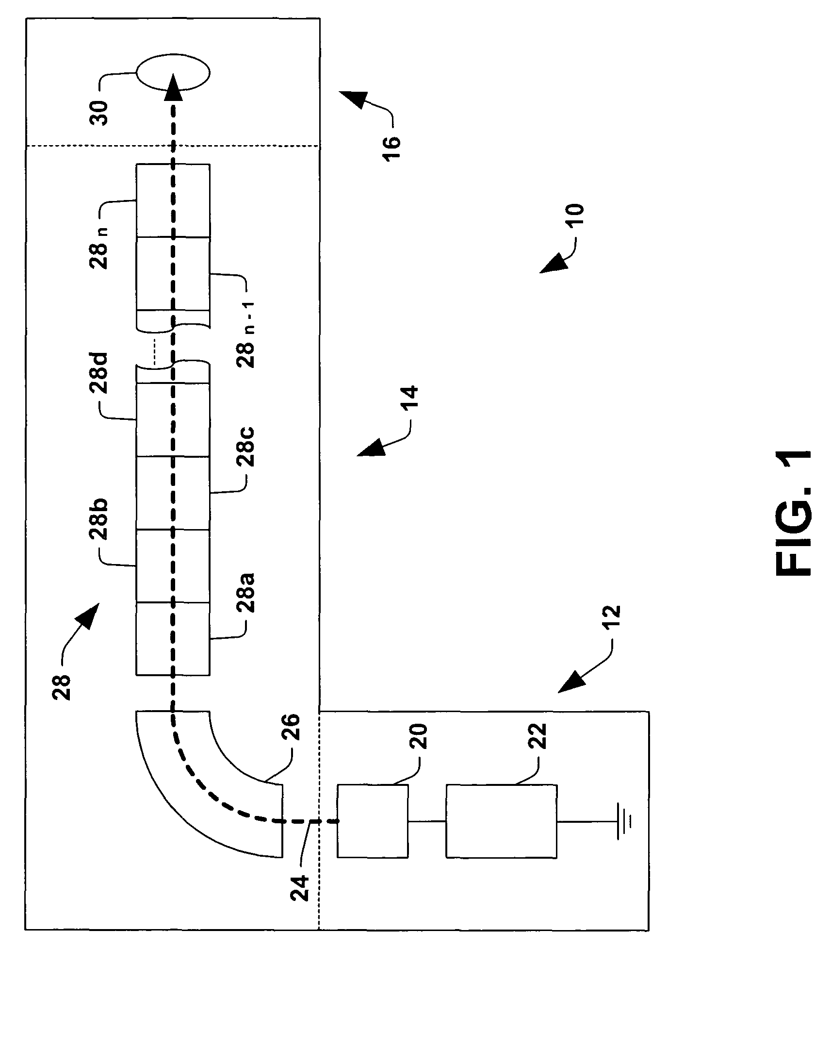 Unipolar electrostatic quadrupole lens and switching methods for charged beam transport