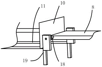 Automatic advancing type bamboo chopstick shear gauge
