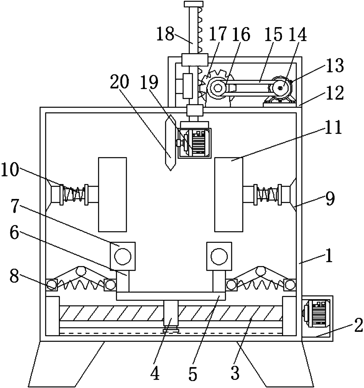 Adjustable panel cutting device for building construction
