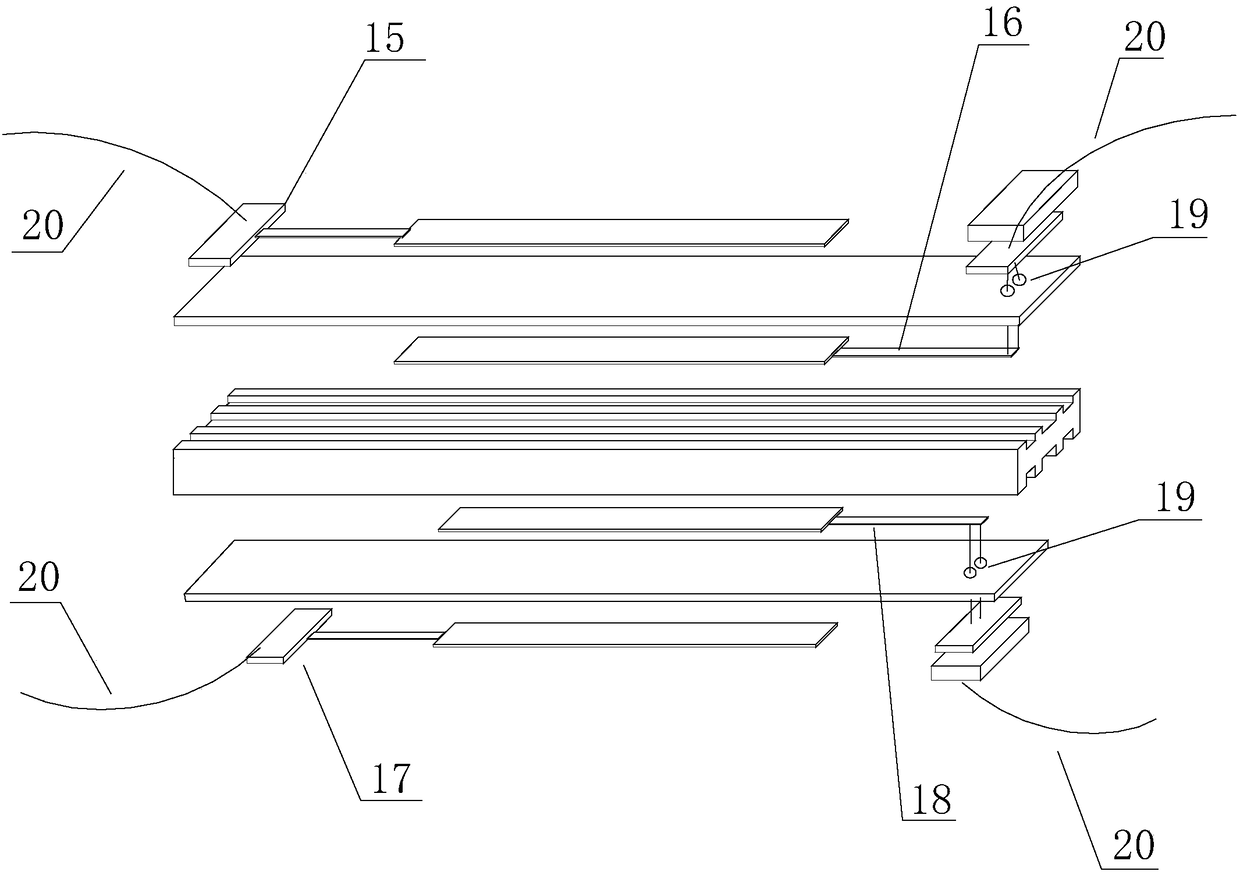 Flat tube solid oxide battery structure for improving yield and single battery power and preparation method thereof