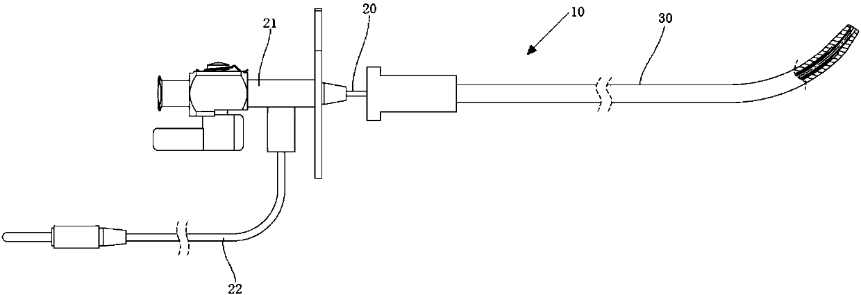 Three-dimensional interatrial septum puncture assembly