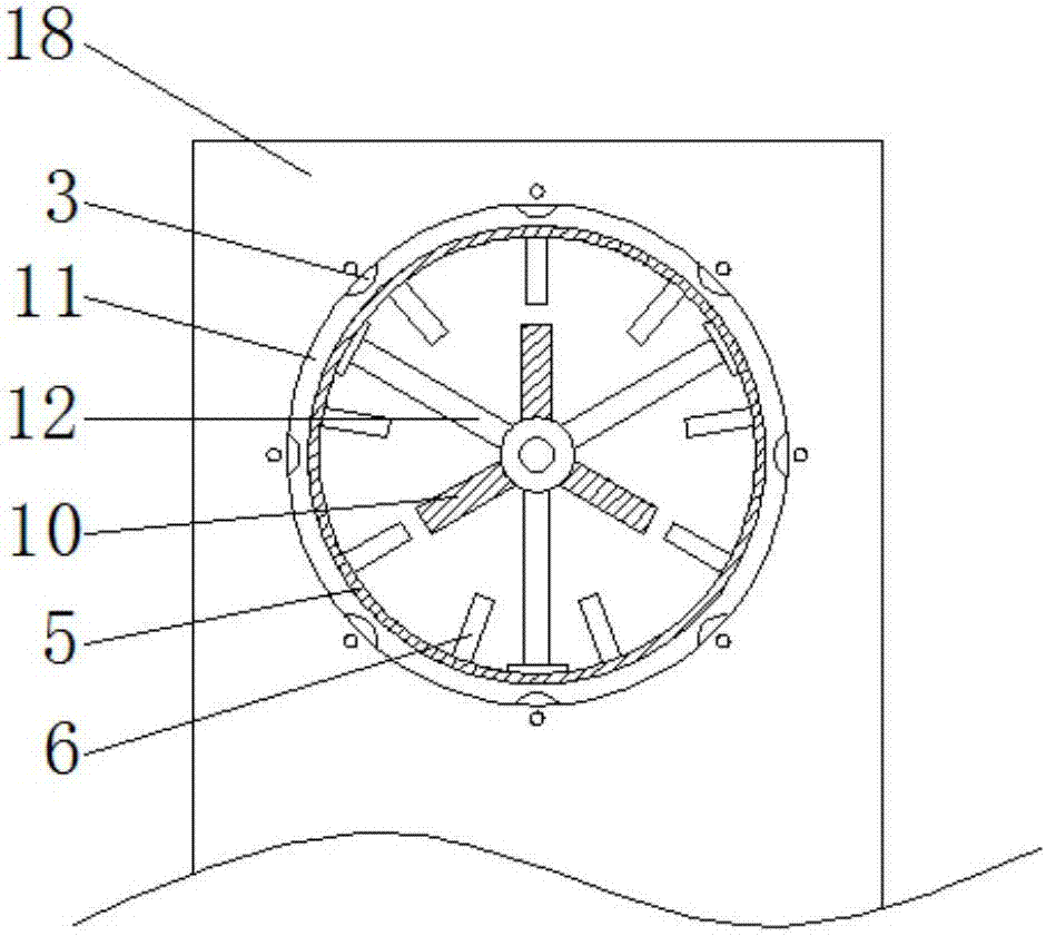 Cement paste stirring device