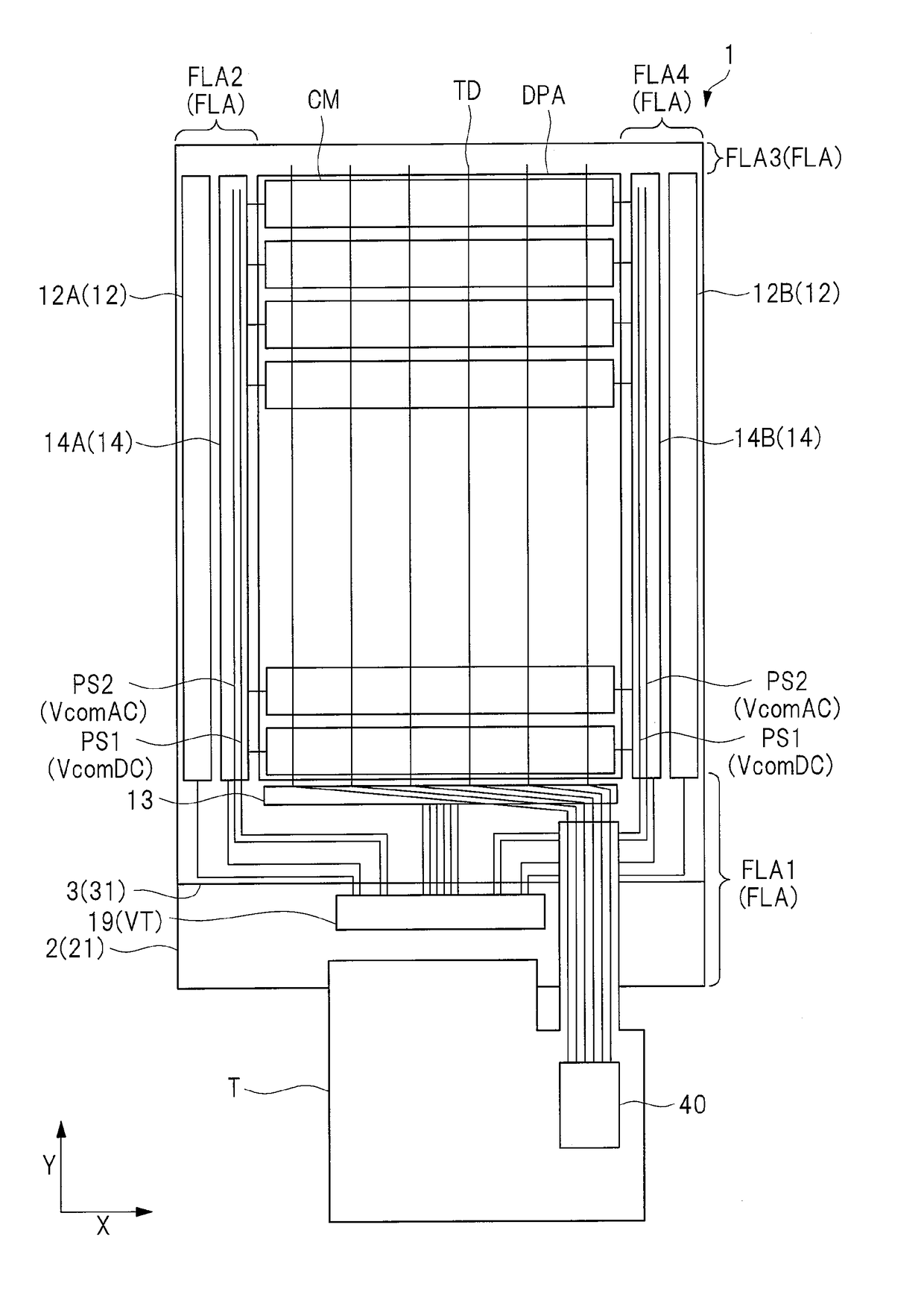 Transistor substrate and display device