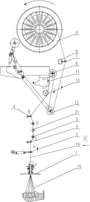Band friction method and band friction device for replacing silk sheath