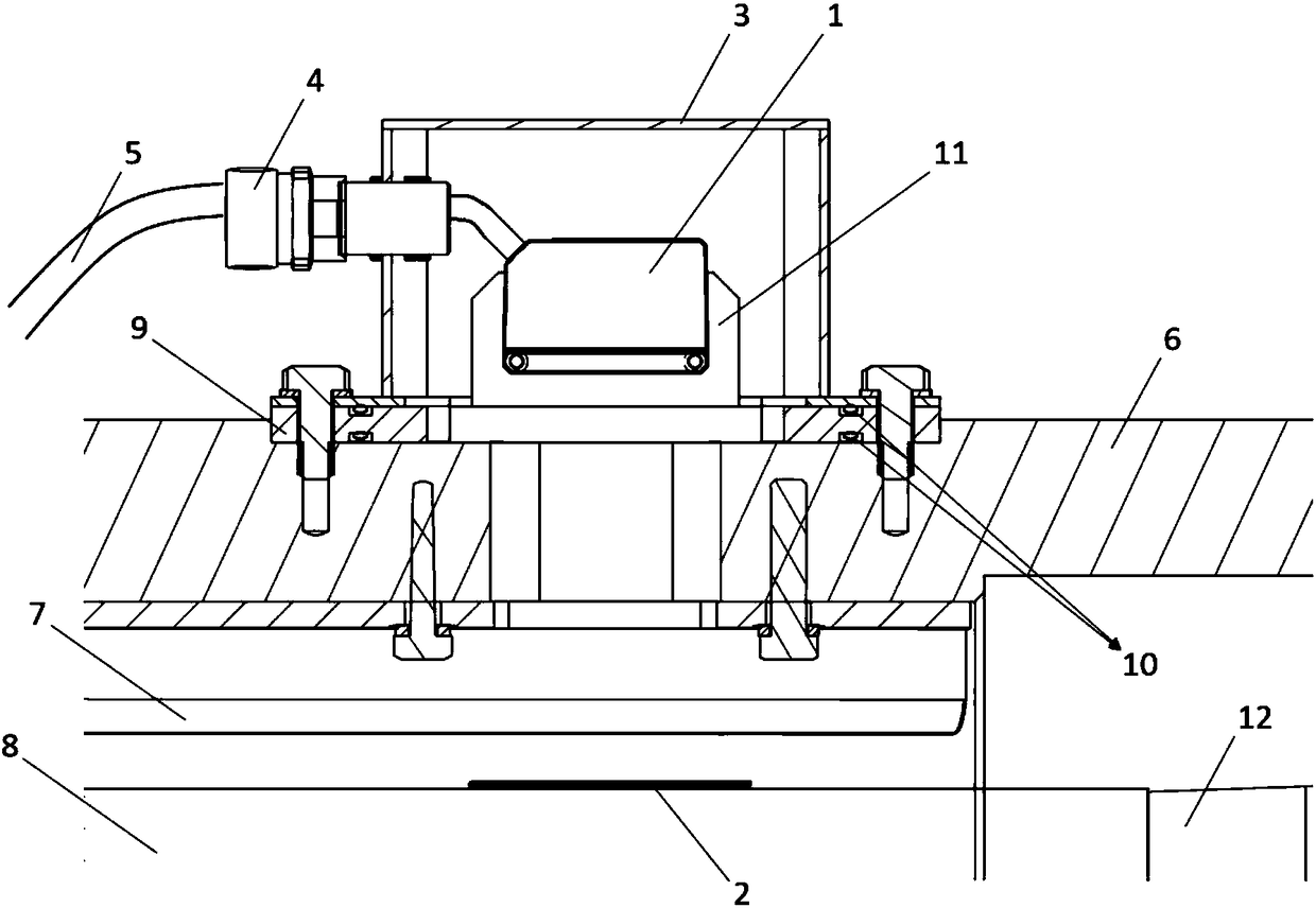 System and method for detecting air gap of wind power generator in real time