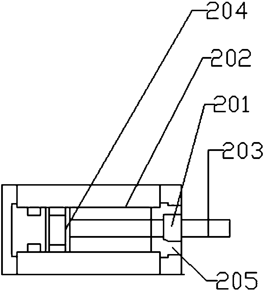 Curved-surface hydraulic device for forming of air conditioner reservoir compressor connection bracket