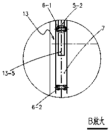 Parking equipment frame two-side driving mechanism