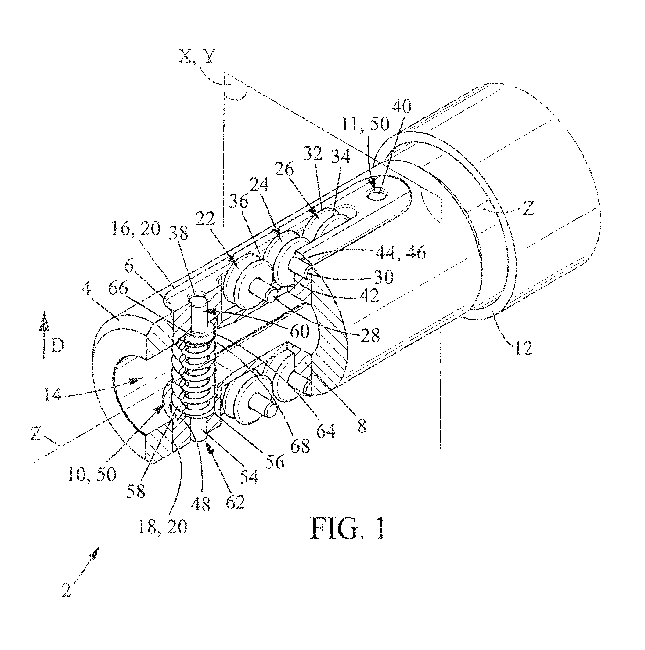 Torque anchor for blocking the rotation of a production string of a well