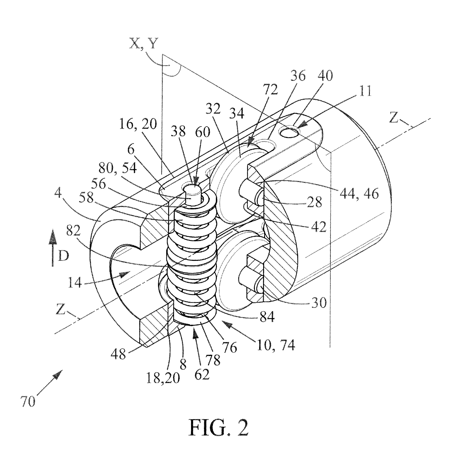 Torque anchor for blocking the rotation of a production string of a well