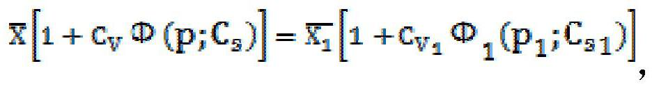 Calculation method for calculating staged design flood based on staged design storm