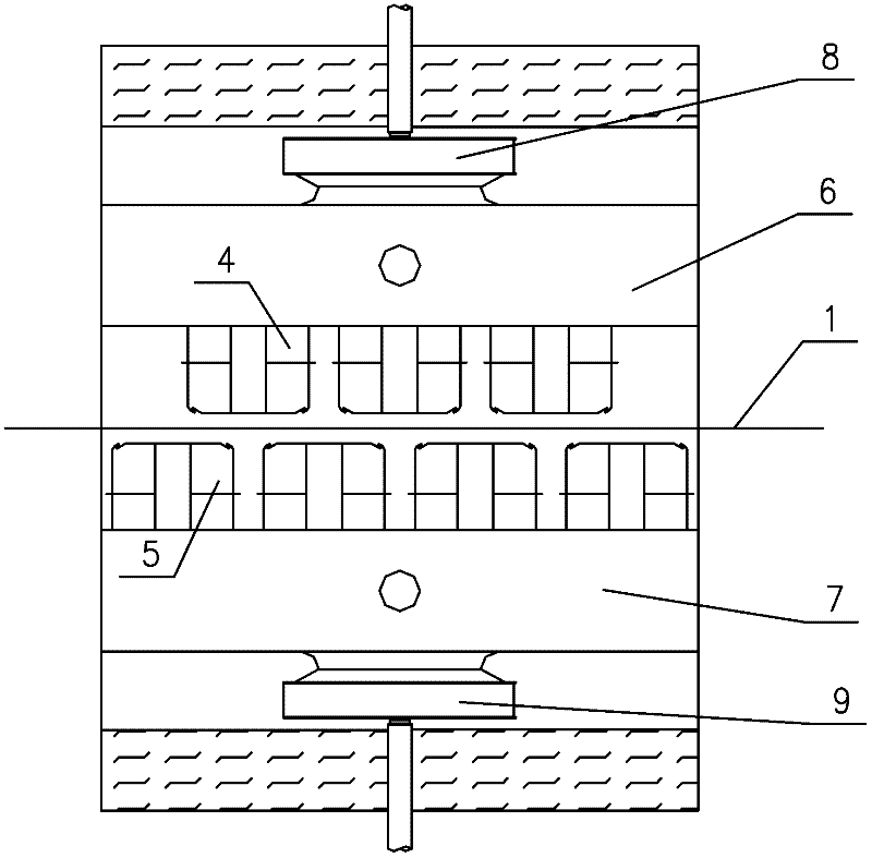 Method for heating and supporting aluminum band