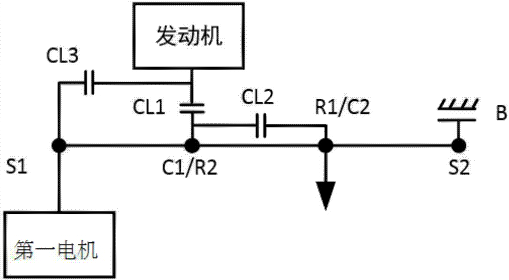 Power system of all-wheel-drive hybrid power automobile and control method