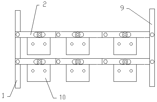 A capacitor connection assembly