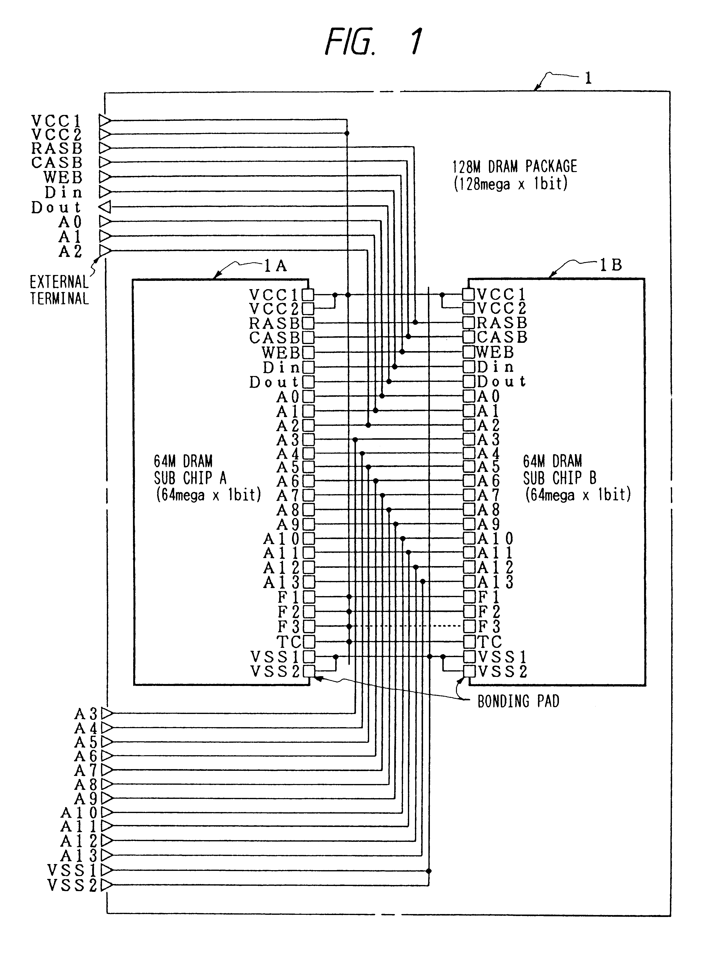 Sealed stacked arrangement of semiconductor devices