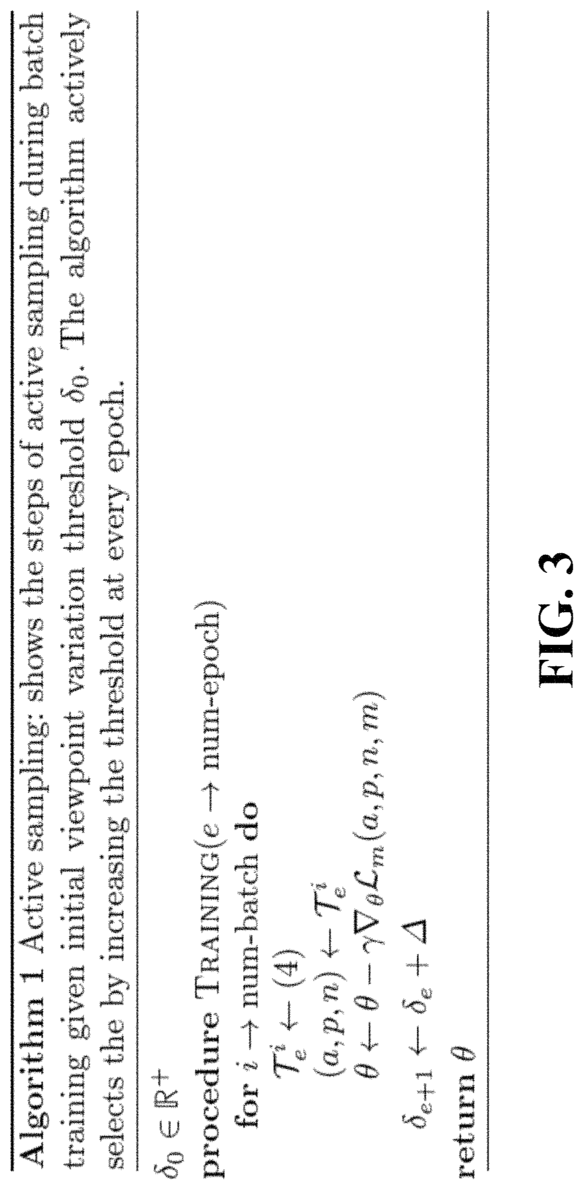 System for training descriptor with active sample selection