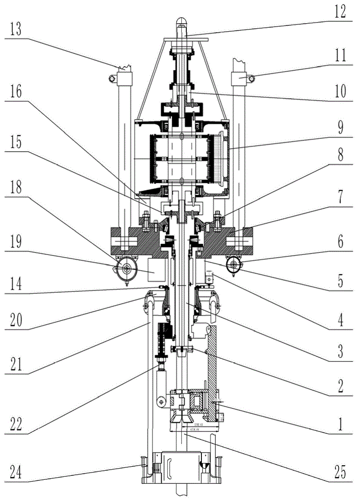 Deep-hole geological prospecting drill