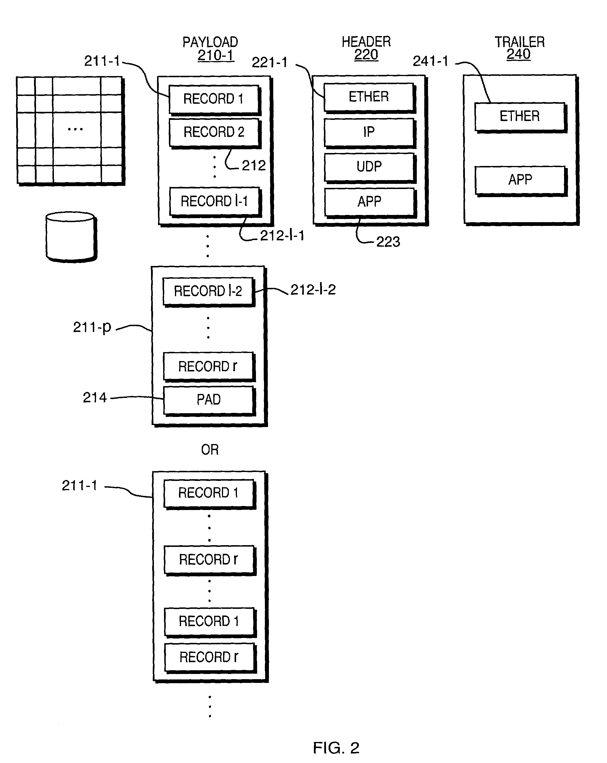Network interface for distributed intelligence database system