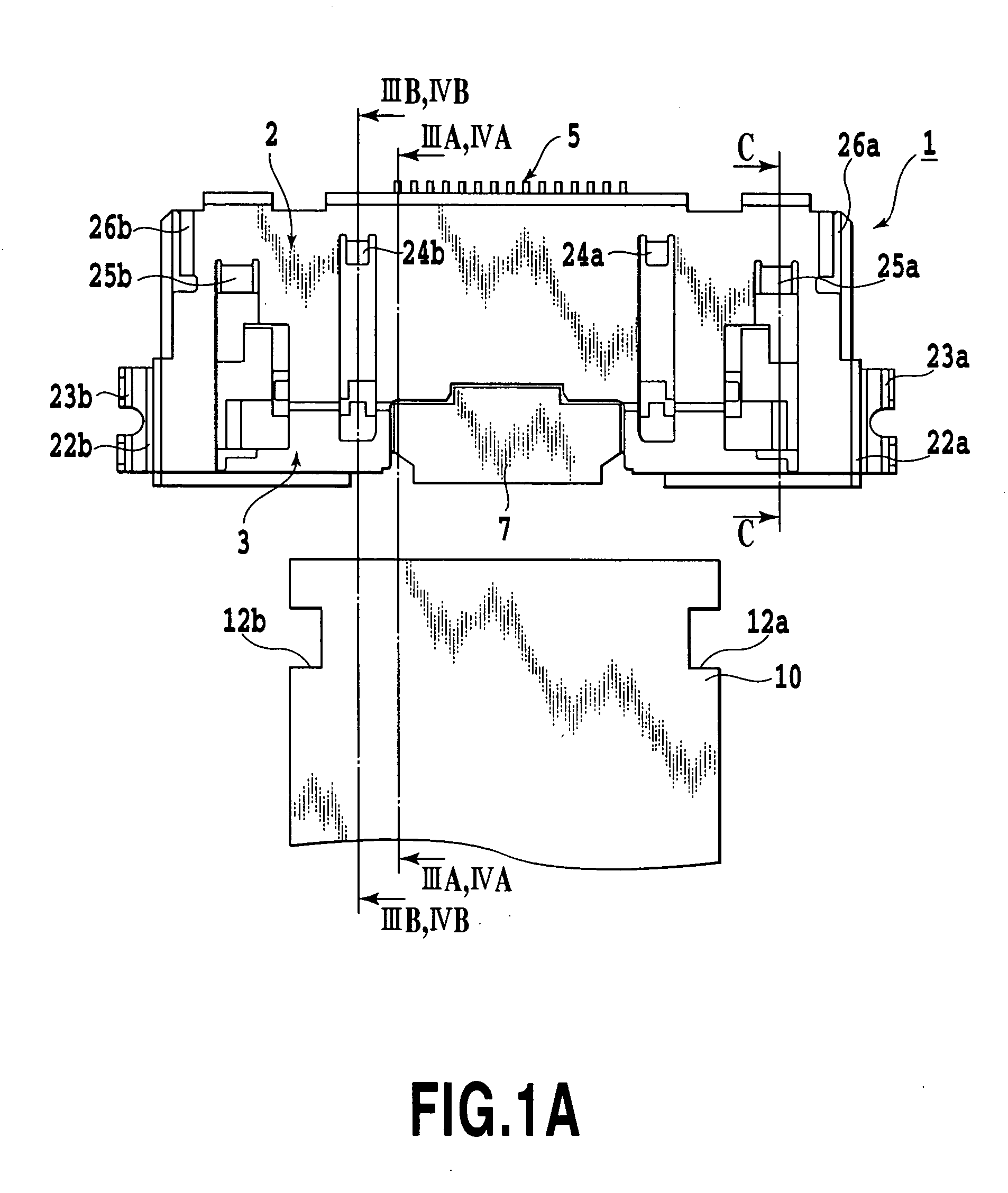 Connector for flexible printed circuit board