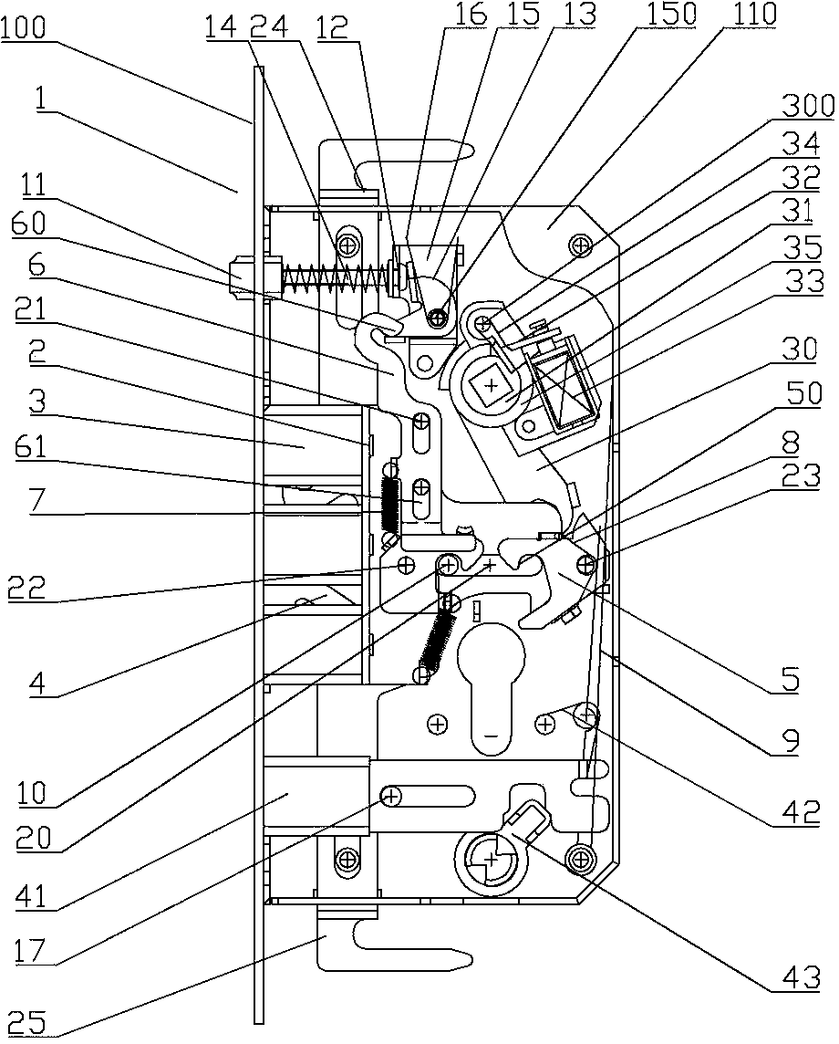 Electric control door lock core device with idling insert core