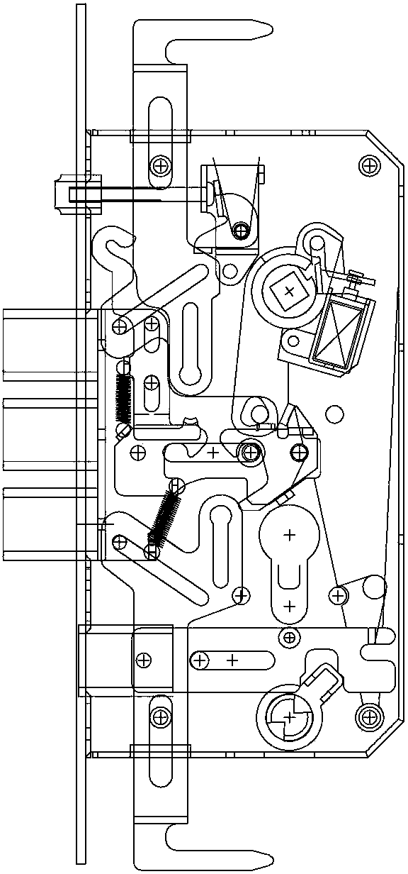Electric control door lock core device with idling insert core