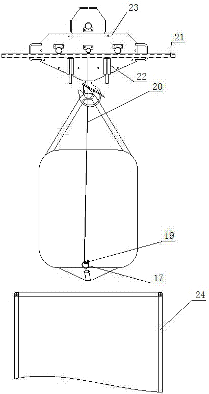 Integrated and automatic sand unloading device for petroleum well site fracturing construction and working method of integrated and automatic sand unloading device