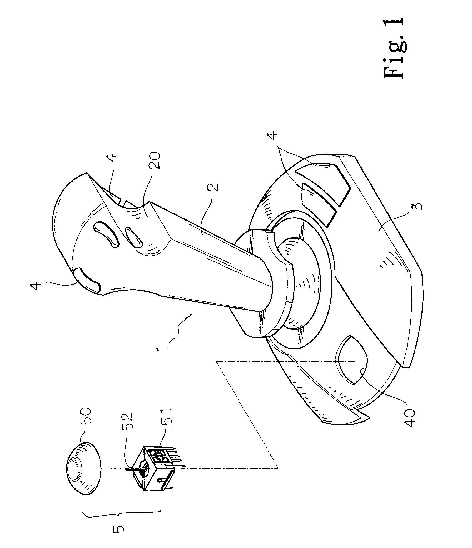 Joystick capable of controlling direction rudder and accelerator synchronously