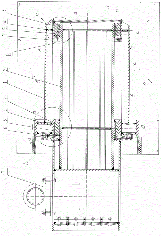 Supporting device used for supporting oil cylinder